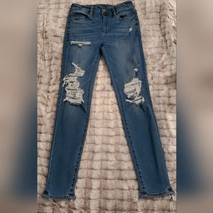 American Eagle Super High Rise Jegging Jeans Long